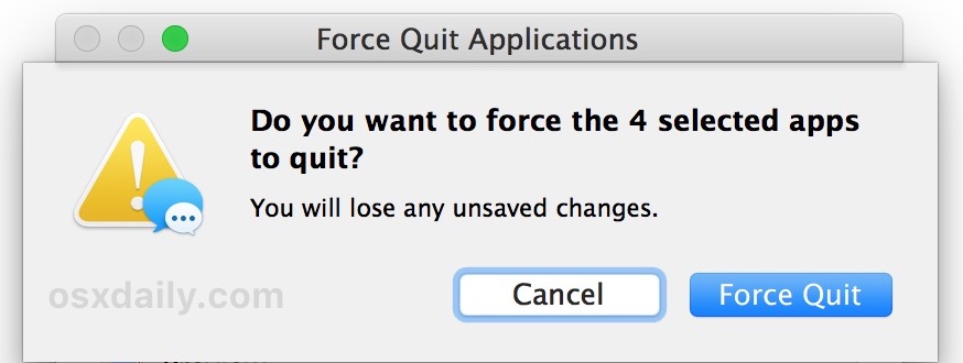 Mac force quit app command update